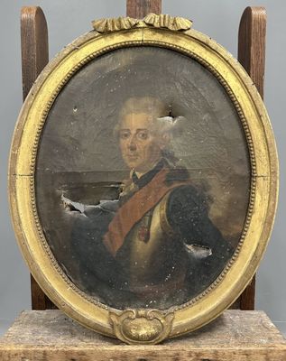 ÉCOLE FRANCAISE vers 1760, d'après Anton GRAFF - Le prince H… - Photo 1