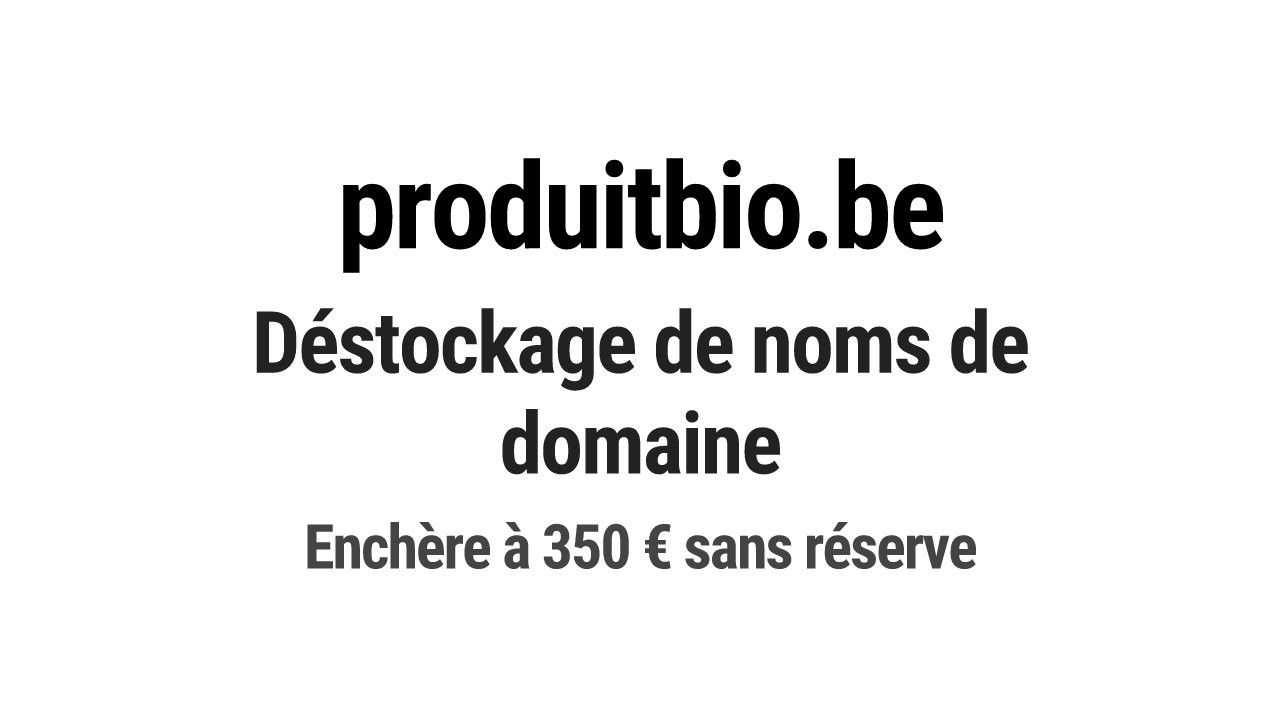 Destockage & Invendus