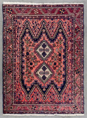 Tapis oriental fait à la main, probablement Afshar/Sirjan (2…
