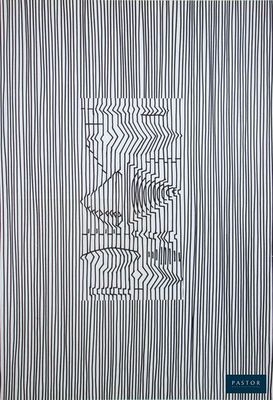 un dessin en noir et blanc représentant le visage d'un homme sur une feuille de papier