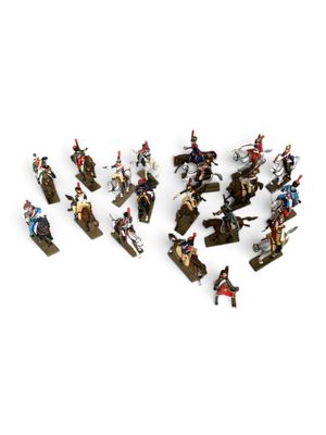 the toy soldiers are all dressed up in different outfits