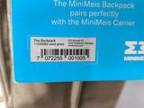 the back of a backpack with a price tag on it