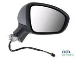 the side view mirror of a car with a cord attached to it