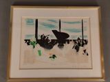 a picture of a painting hanging on the wall