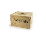 an image of a wooden box with a label on it that says sassicia