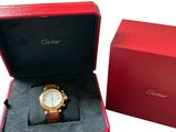 a red box with a watch inside of it