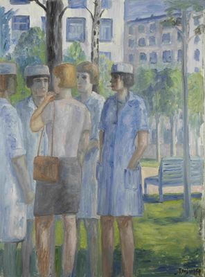 MIKHAIL ROGINSKY (1931-2004) Nurses