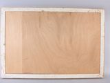 an image of a picture of a wooden frame on a wall