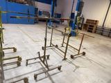 a large room with a lot of equipment on the floor