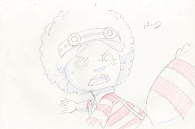 dessin de bande dessinée représentant une femme aux cheveux bouclés, portant des lunettes de protection et tenant une raquette de tennis