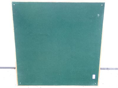 Table de bridge, moquette fine cloutée, collée (usure de pat… - Photo 1