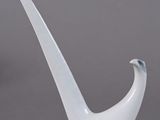 side view of a smoking pipe showing the curved shape of the pipe