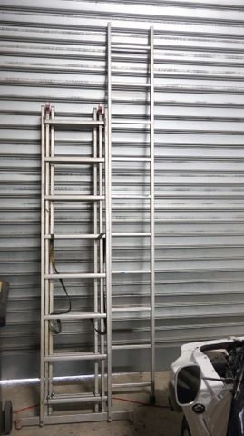 Échelle triple alu (3 x 220), joint échelle alu centaure 280cm