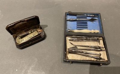 a case with tools in it sitting on a table