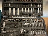 a tool kit that is sitting on a table