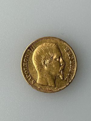 Une pièce de Napoléon III tête Laurée 1853. Poids 6,41 g -  Frais ache - Photo 1