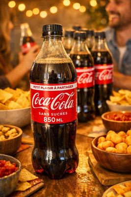 Lot de 48 bouteilles coca cola zéro de 850 ML 02/2026 - Poid…