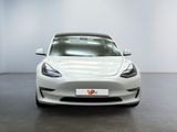 the tesla model 3 is parked in the showroom at the tesla showroom