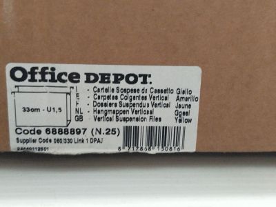 [Lot de 25] - OFFICE DEPOT - Dossiers suspendus verticaux - …