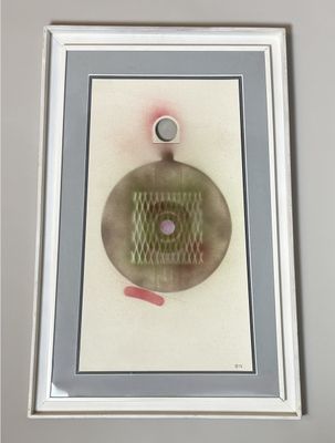 a picture of a picture of a picture of a clock on a wall