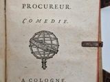 a book with a picture of a globe on it