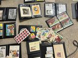 a lot of cards on the floor of this room