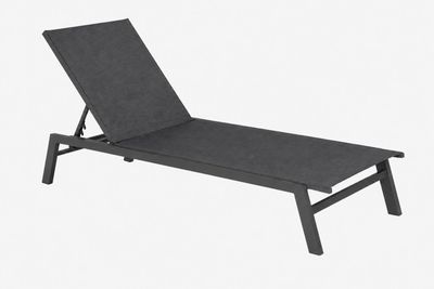 a 3d model of a chaise lounger on a white background