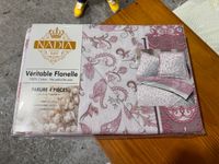 2 x Draps flanelle rose :