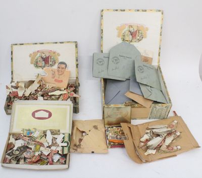 Très importante collection de bagues à cigares, en enveloppe…