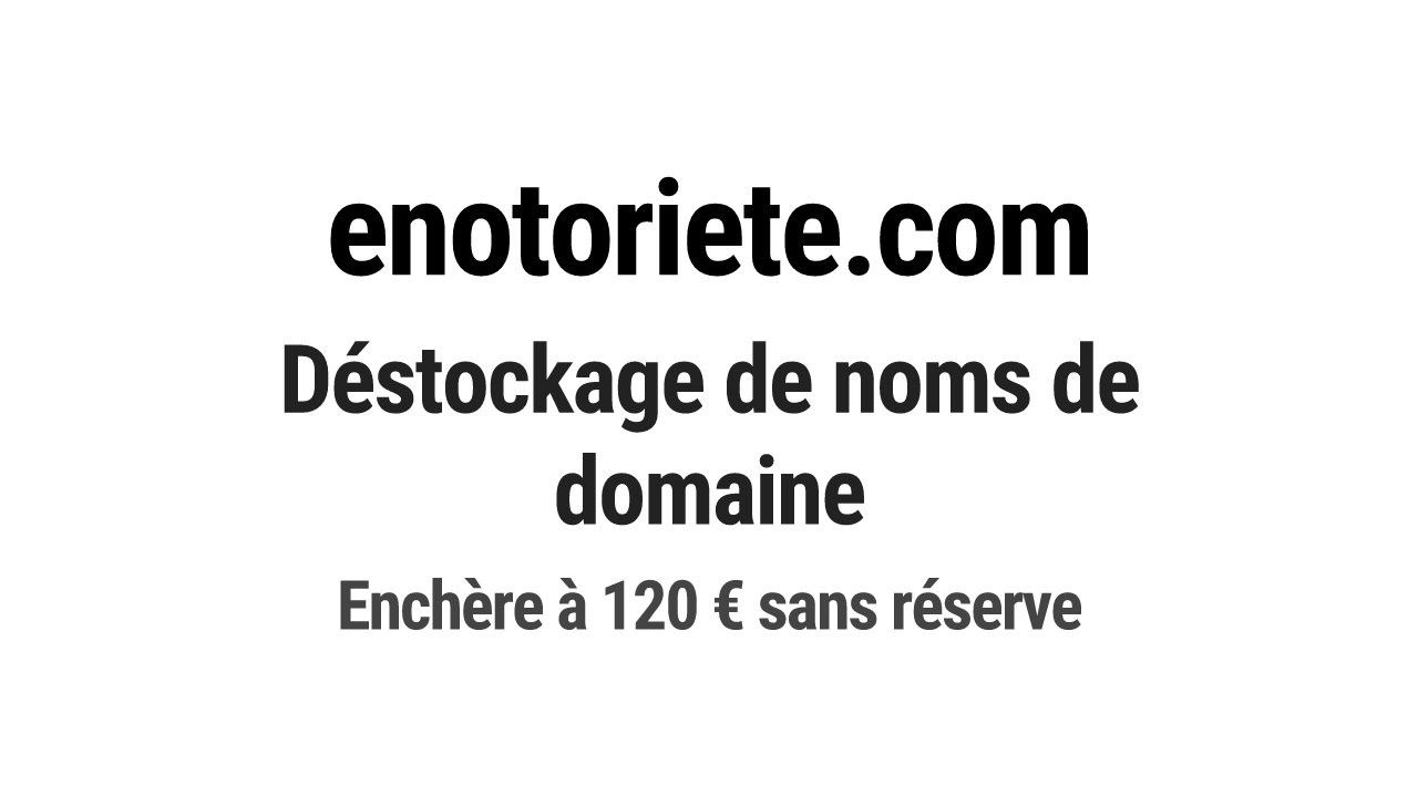Destockage & Invendus
