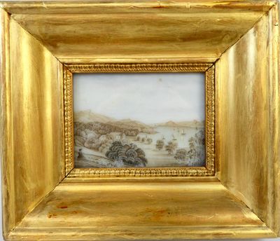 une image d'un tableau dans un cadre doré