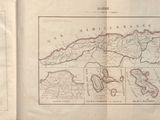 an old map of the country of spain and the country of portugal