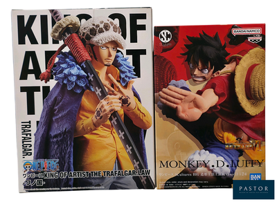 Il s'agit de deux livres consacrés au même personnage, l'un s'intitulant « Monkey D. Luffy » et l'autre « Monkey D. Luffy ».