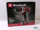 a close up of a box of a cordless drill