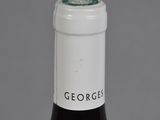 a close up of a bottle of wine with a label on it