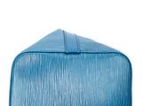 louis vuitton blue epi leather cosmetic case