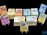 a lot of cards that are sitting on top of each other
