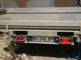 a truck that is parked on the side of the road