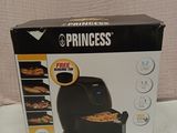 princess air fryer in box with instructions on the side