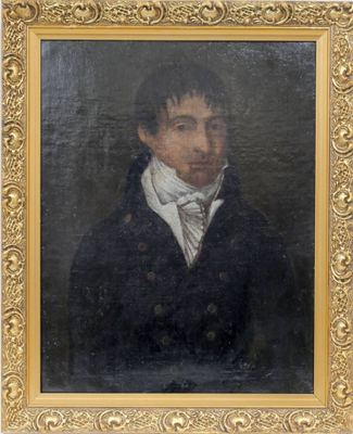 École française, vers 1800 Portrait d’homme