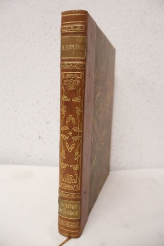 KIPLING Rudyard : Le livre de la jungle. Paris, Delagrave, in-4, ...