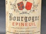a bottle of wine with a label on it