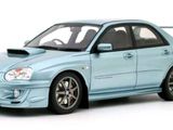 the car is blue and has black rims on it