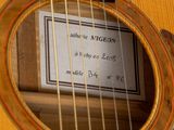 a picture of a guitar with a label on it