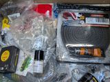 a box full of items that are sitting on a table