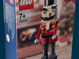 a lego nutcracker in a box on a table