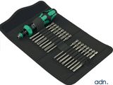 a black case with a bunch of screws in it