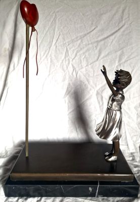 BANKSY (1974/…), d’après : « Le ballon perdu». - Photo 1