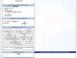 a close up of a document with a picture of a person on it
