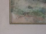 a picture of a painting on the wall of a house